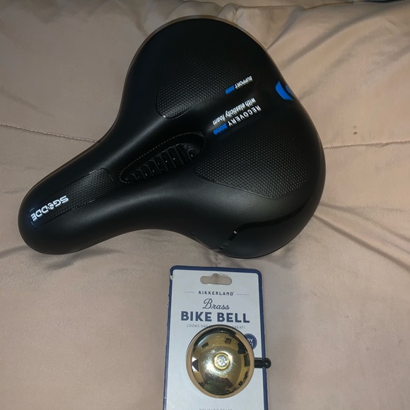 Sgodde bike seat Other - SGODDE Bike Seat w/memory foam & Brass bike bell
